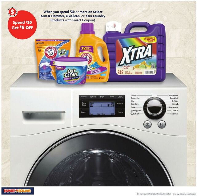 Catalogue Family Dollar from 09/28/2025