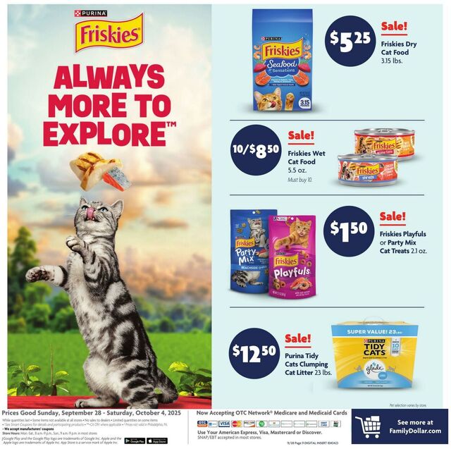 Catalogue Family Dollar from 09/28/2025