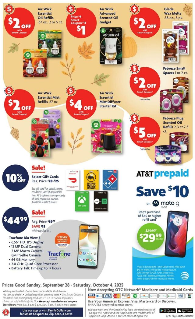 Catalogue Family Dollar from 09/28/2025