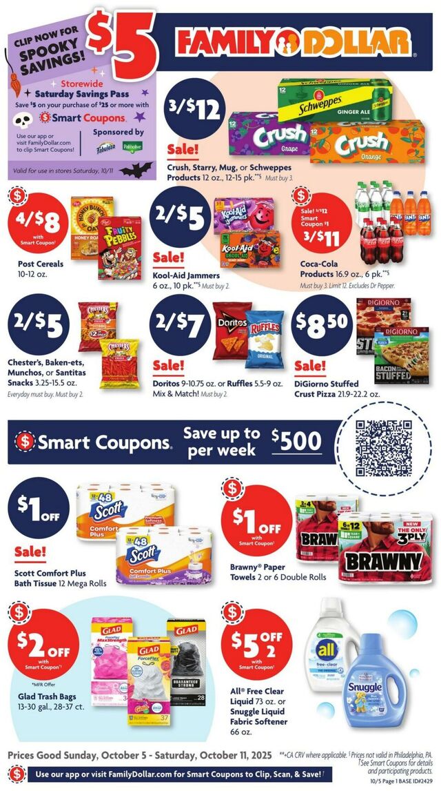 Catalogue Family Dollar from 10/05/2025