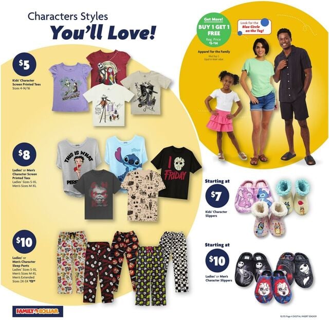 Catalogue Family Dollar from 10/05/2025