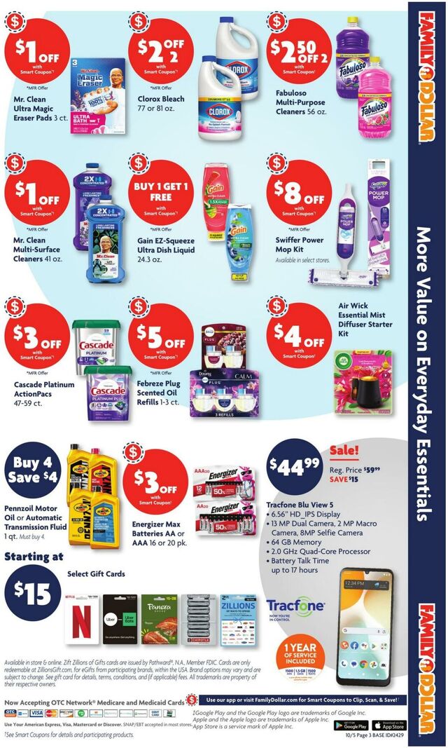 Catalogue Family Dollar from 10/05/2025