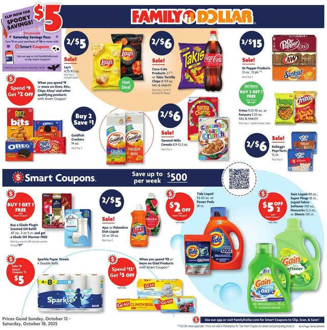 Catalogue Family Dollar from 10/12/2025