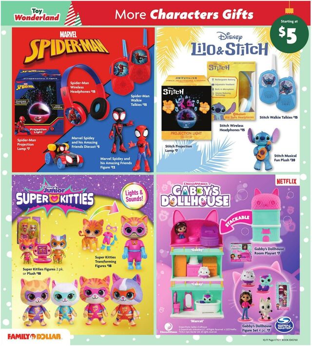 Catalogue Family Dollar from 10/17/2025