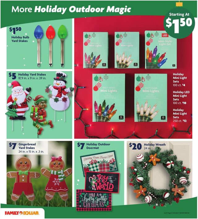 Catalogue Family Dollar from 10/17/2025