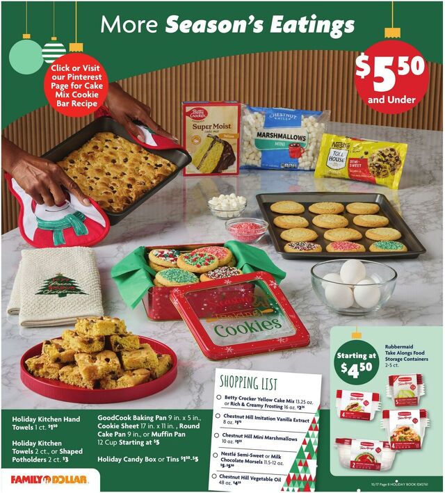 Catalogue Family Dollar from 10/17/2025