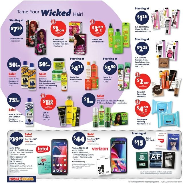Catalogue Family Dollar from 10/19/2025