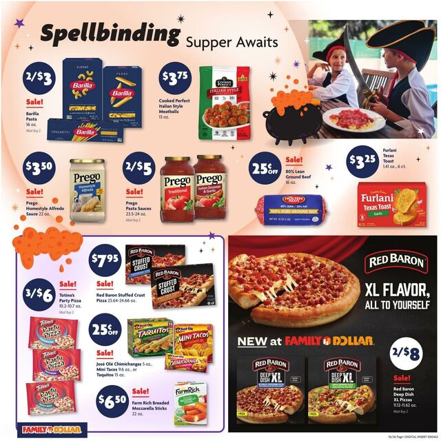 Catalogue Family Dollar from 10/26/2025