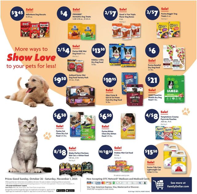 Catalogue Family Dollar from 10/26/2025