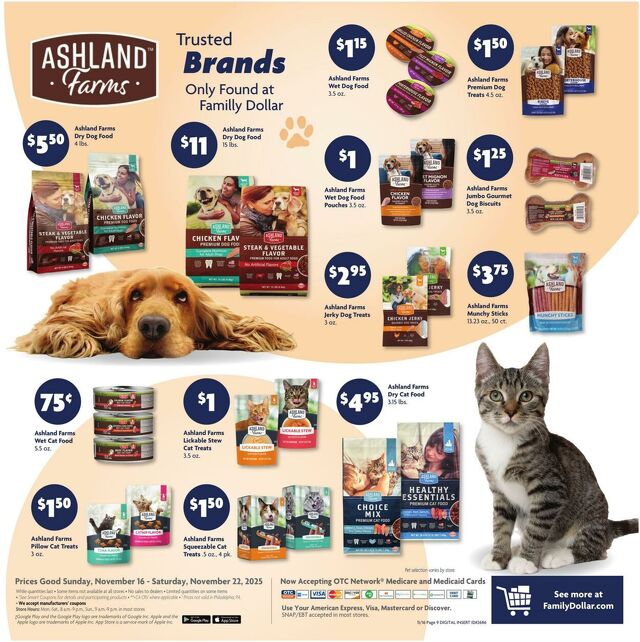 Catalogue Family Dollar from 11/16/2025