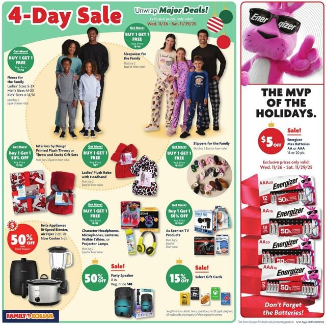 Catalogue Family Dollar from 11/23/2025