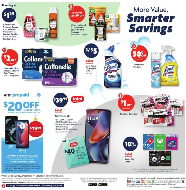Catalogue Family Dollar from 12/07/2025