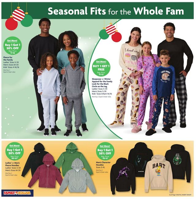 Catalogue Family Dollar from 12/21/2025