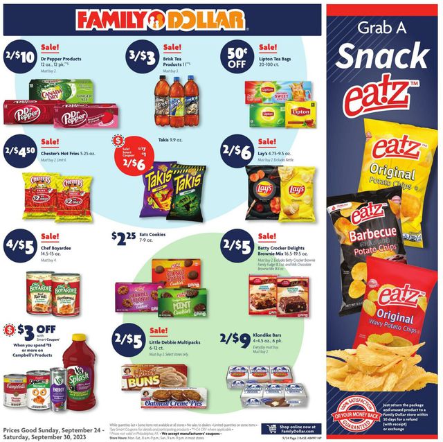 Catalogue Family Dollar from 09/24/2023