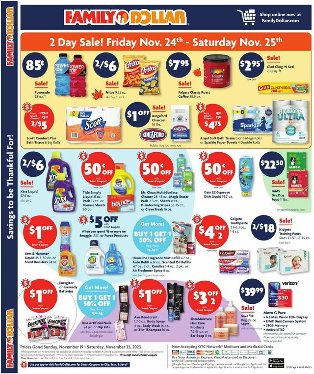 Catalogue Family Dollar from 11/19/2023