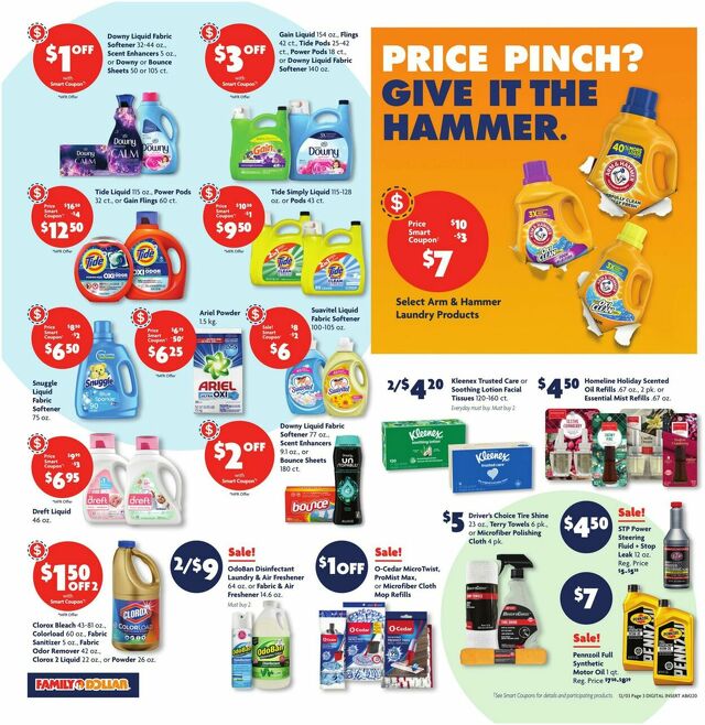 Catalogue Family Dollar from 12/03/2023