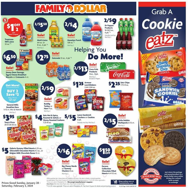 Catalogue Family Dollar from 01/28/2024
