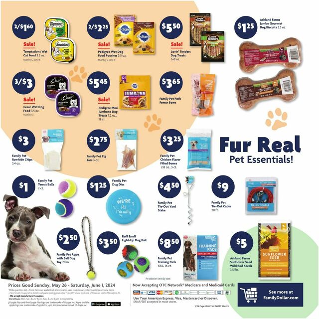 Catalogue Family Dollar from 05/26/2024