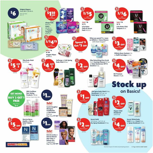 Catalogue Family Dollar from 07/07/2024