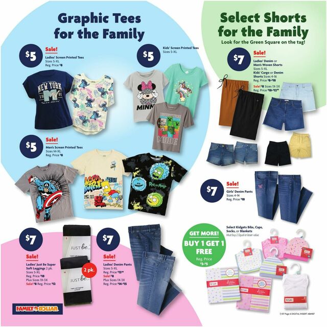 Catalogue Family Dollar from 07/07/2024
