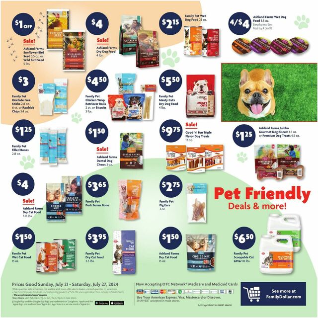 Catalogue Family Dollar from 07/21/2024