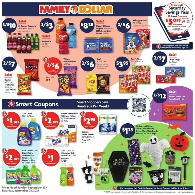 Catalogue Family Dollar from 09/22/2024