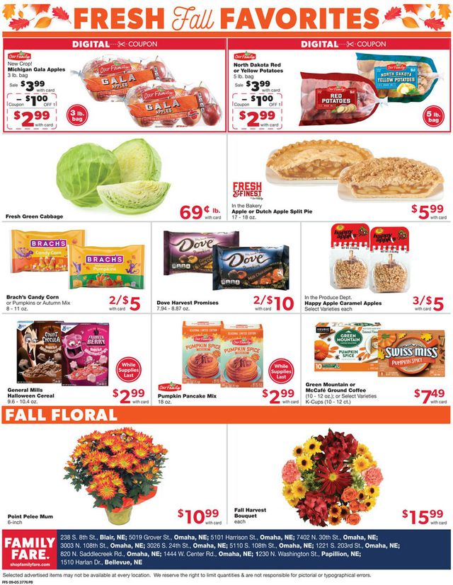 Catalogue Family Fare from 09/05/2023