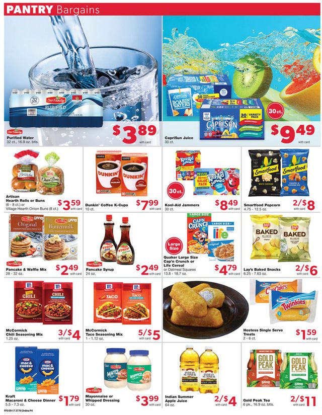 Catalogue Family Fare from 09/17/2023