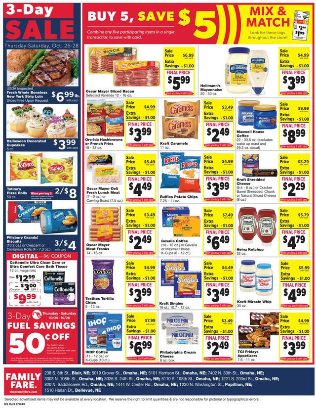 Catalogue Family Fare from 10/22/2023