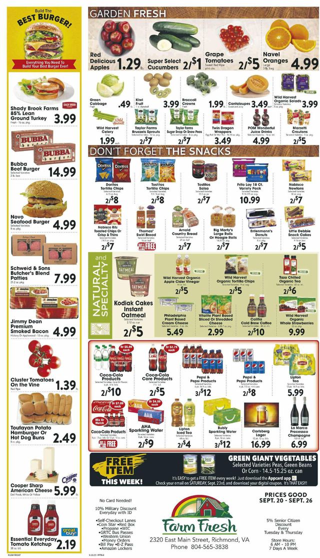 Catalogue Farm Fresh from 09/20/2023