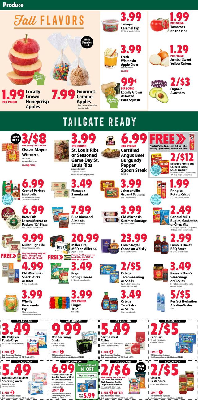 Catalogue Festival Foods from 09/20/2023