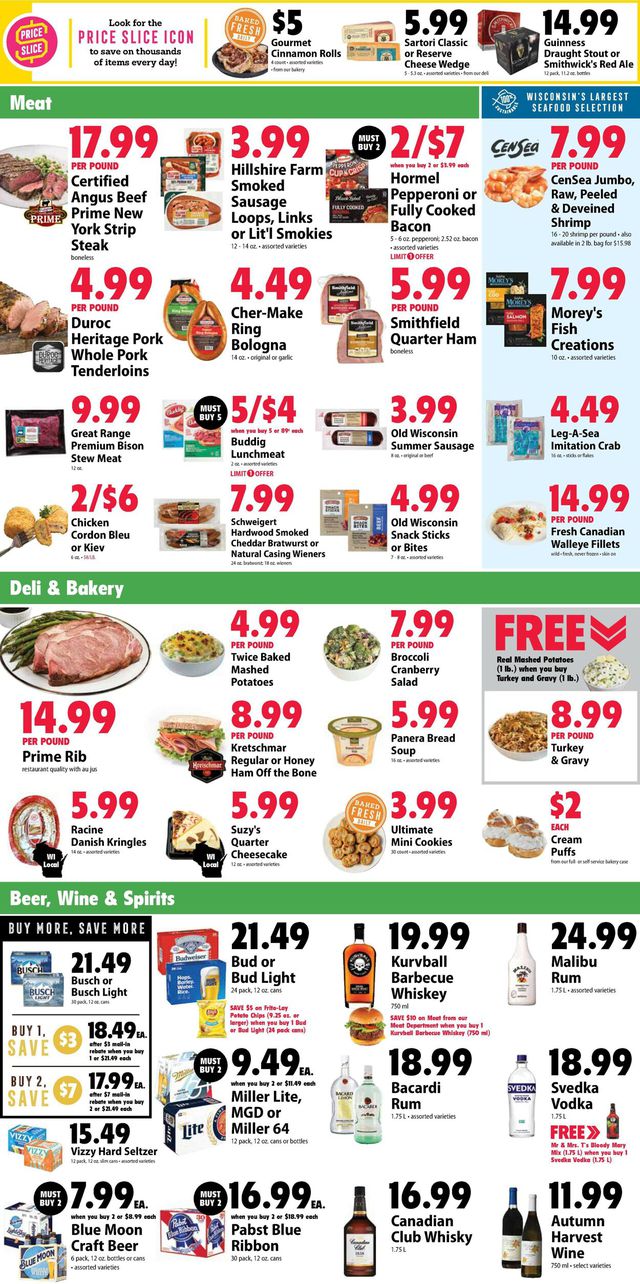 Catalogue Festival Foods from 10/18/2023