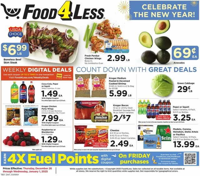 Catalogue Food 4 Less from 12/26/2024