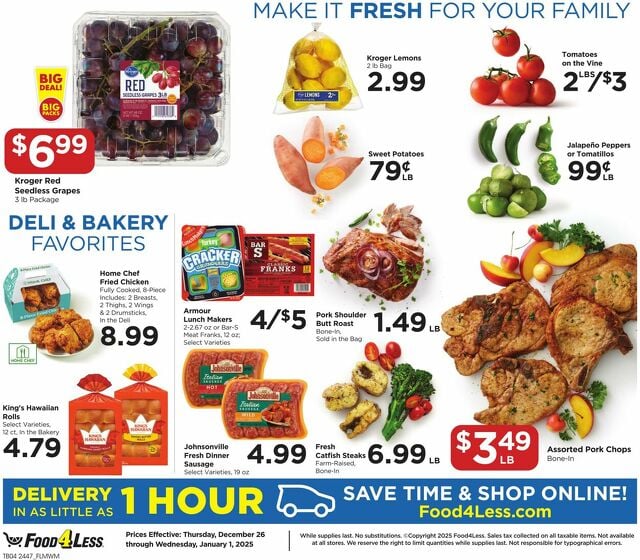 Catalogue Food 4 Less from 12/26/2024