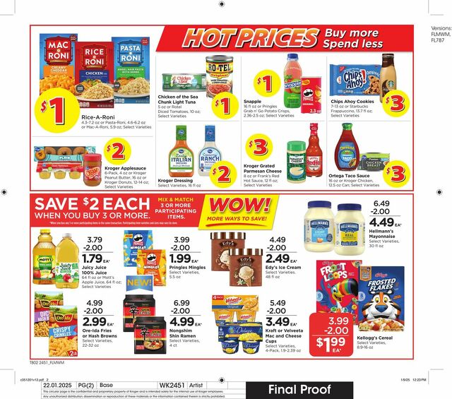 Catalogue Food 4 Less from 01/22/2025