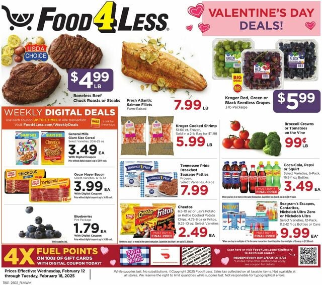 Catalogue Food 4 Less from 02/12/2025