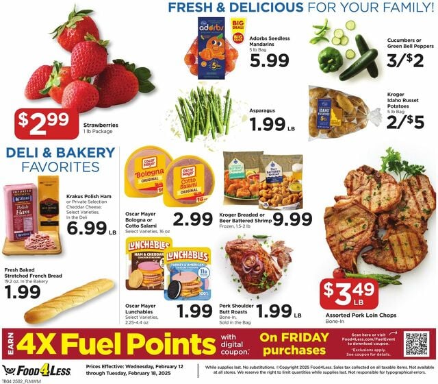 Catalogue Food 4 Less from 02/12/2025