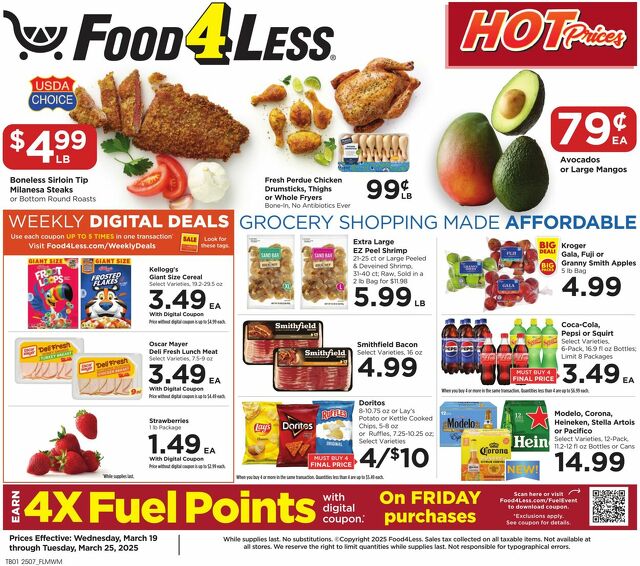 Catalogue Food 4 Less from 03/19/2025