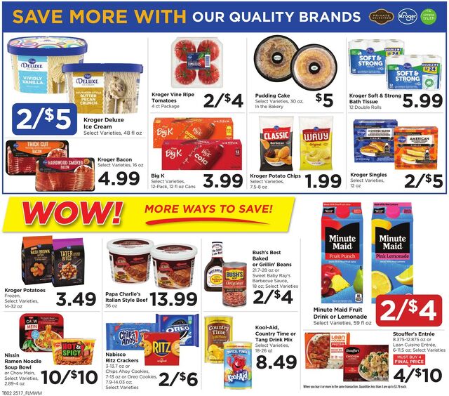 Catalogue Food 4 Less from 05/28/2025