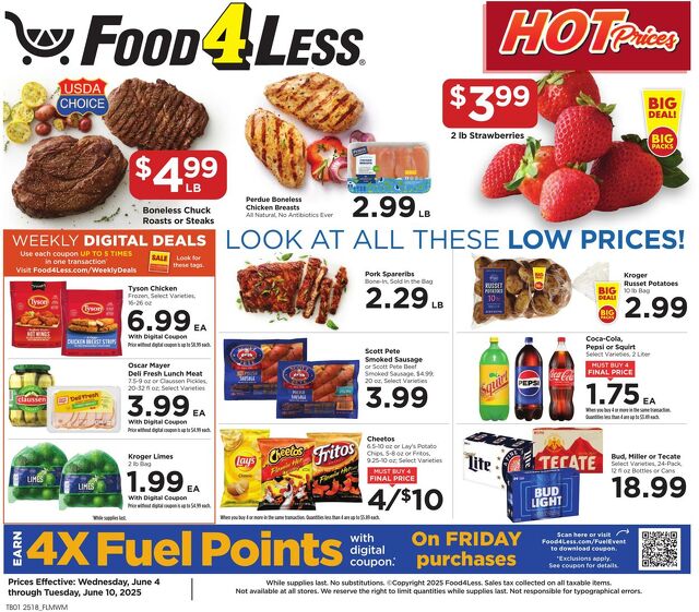 Catalogue Food 4 Less from 06/04/2025