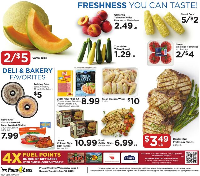 Catalogue Food 4 Less from 06/04/2025