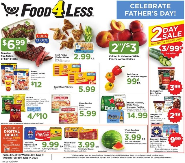 Catalogue Food 4 Less from 06/11/2025