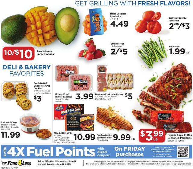 Catalogue Food 4 Less from 06/11/2025