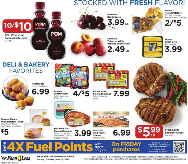 Catalogue Food 4 Less from 06/18/2025