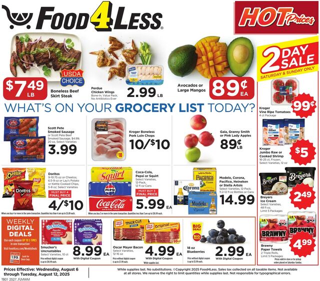 Catalogue Food 4 Less from 08/06/2025