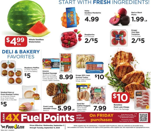 Catalogue Food 4 Less from 09/03/2025
