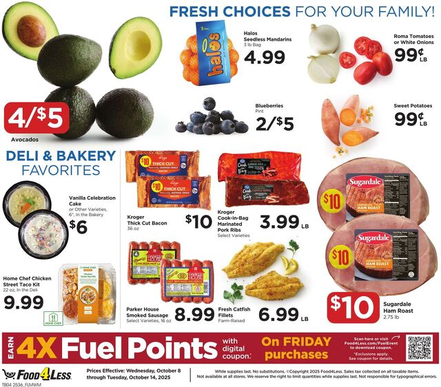 Catalogue Food 4 Less from 10/08/2025