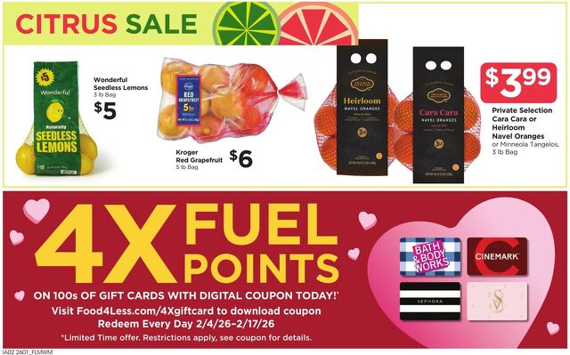 Catalogue Food 4 Less from 02/04/2026