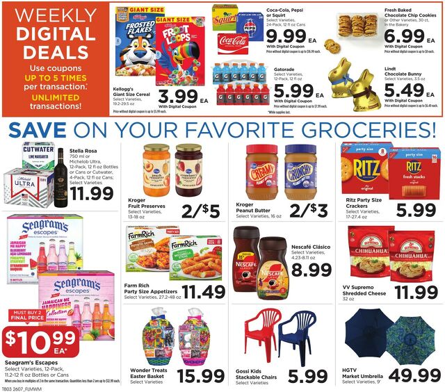 Catalogue Food 4 Less from 03/18/2026