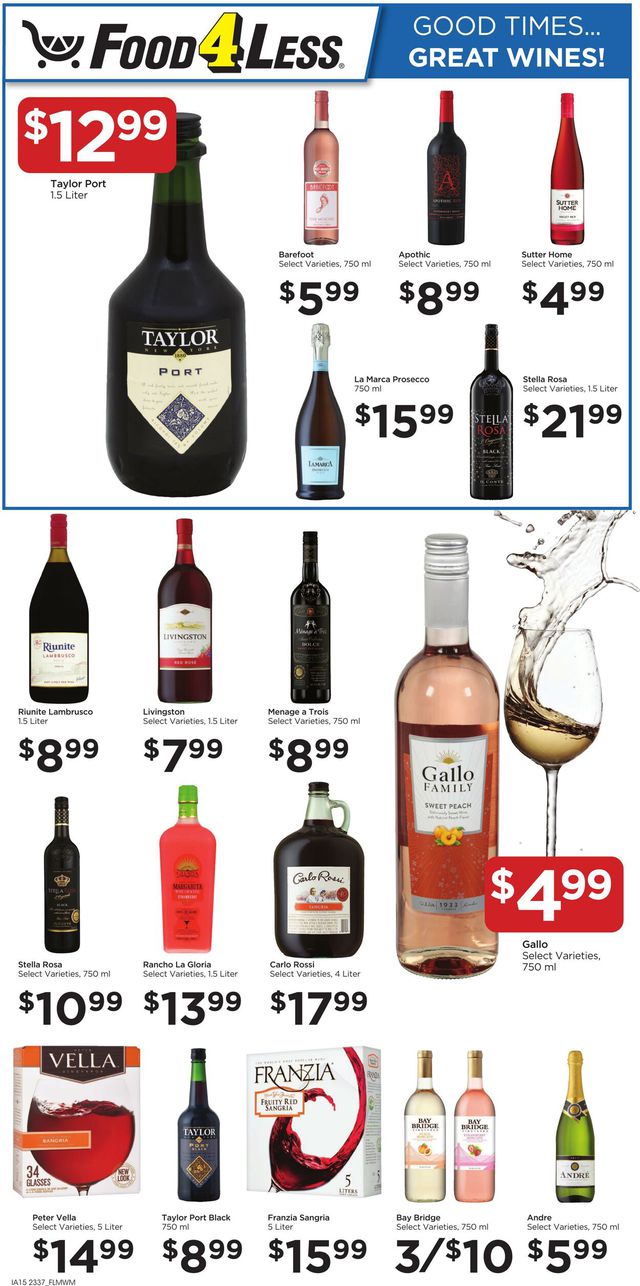 Catalogue Food 4 Less from 10/11/2023